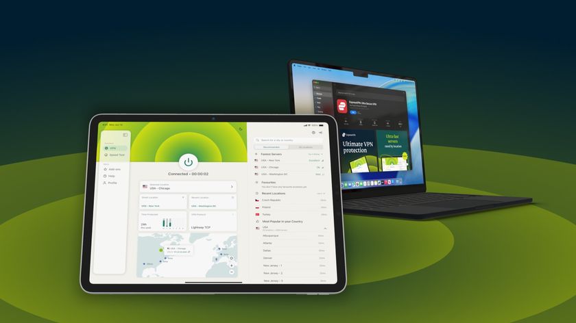 ExpressVPN app on iPad and Mac – promo image