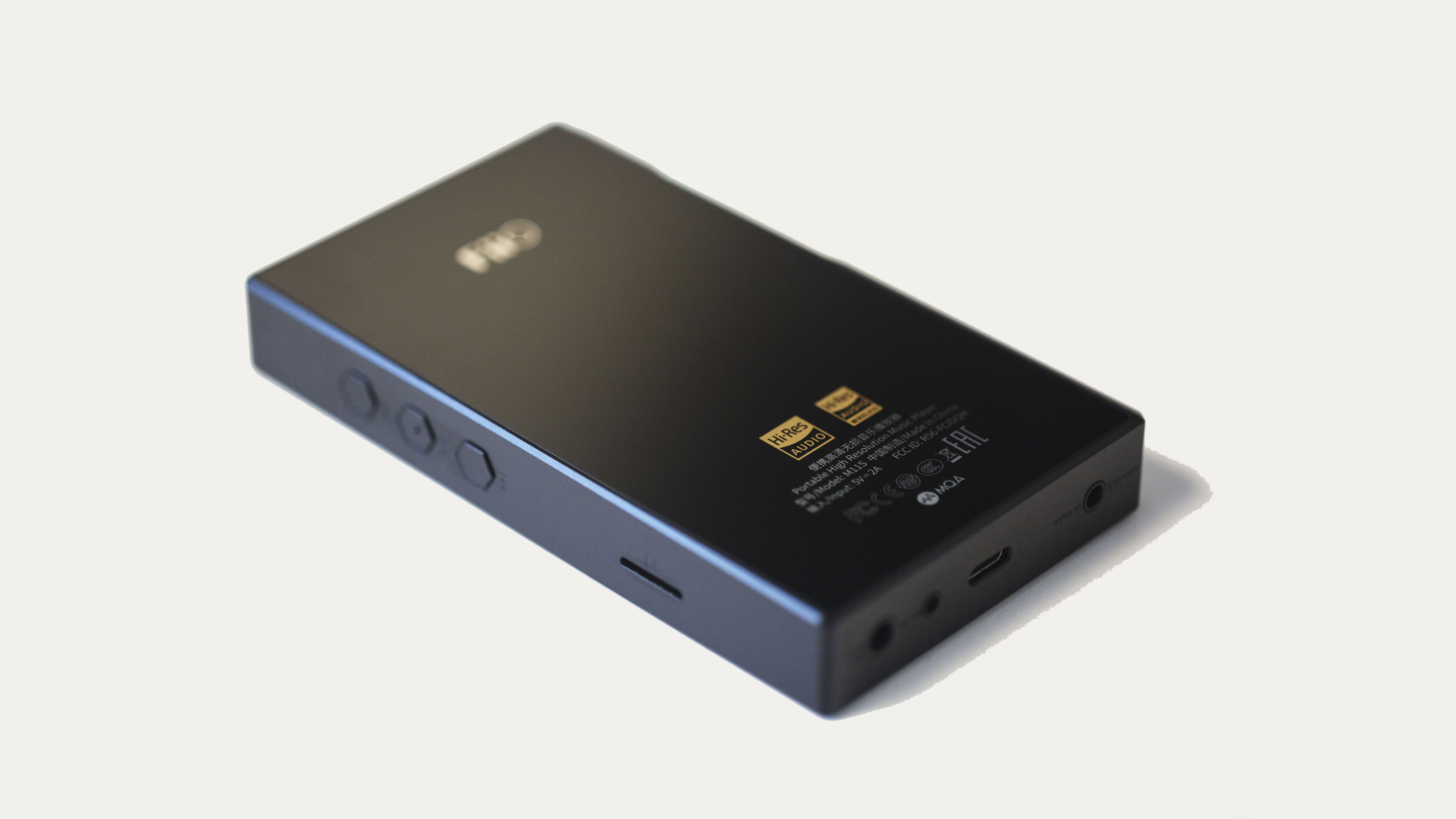 The rear of the FiiO M11S music player