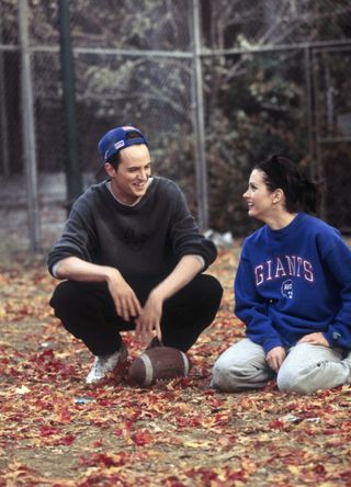 Monica Geller and Chandler Bing in Friends.