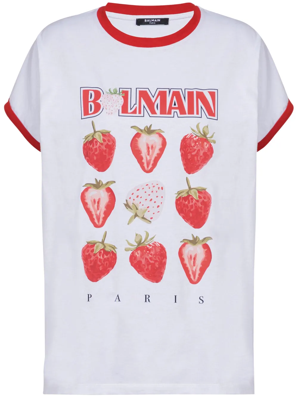 Strawberry Print T-Shirt | M