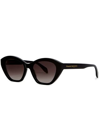 Black Cat-Eye Sunglasses