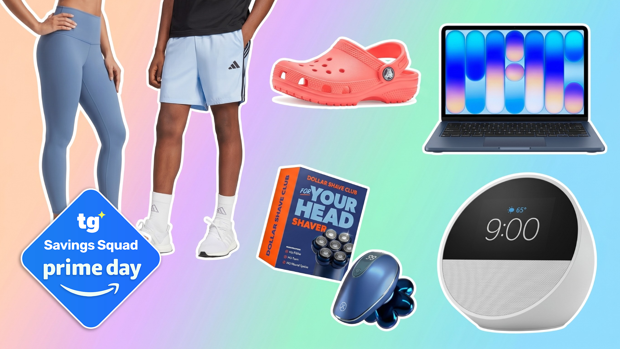 Collage of items on sale for Prime Day