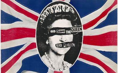 Sex Pistols God Save the Queen album artwork by Jamie Reid