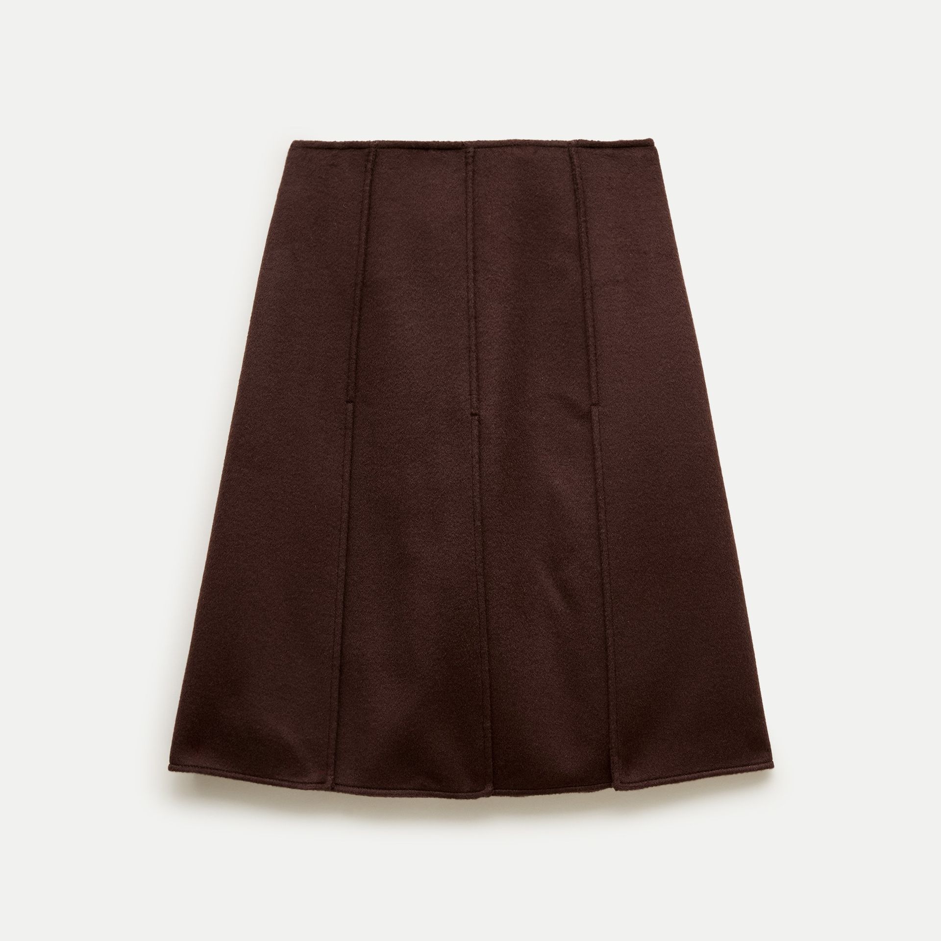 Eckhaus Latta X J.crew Paneled Wool-Blend Skirt