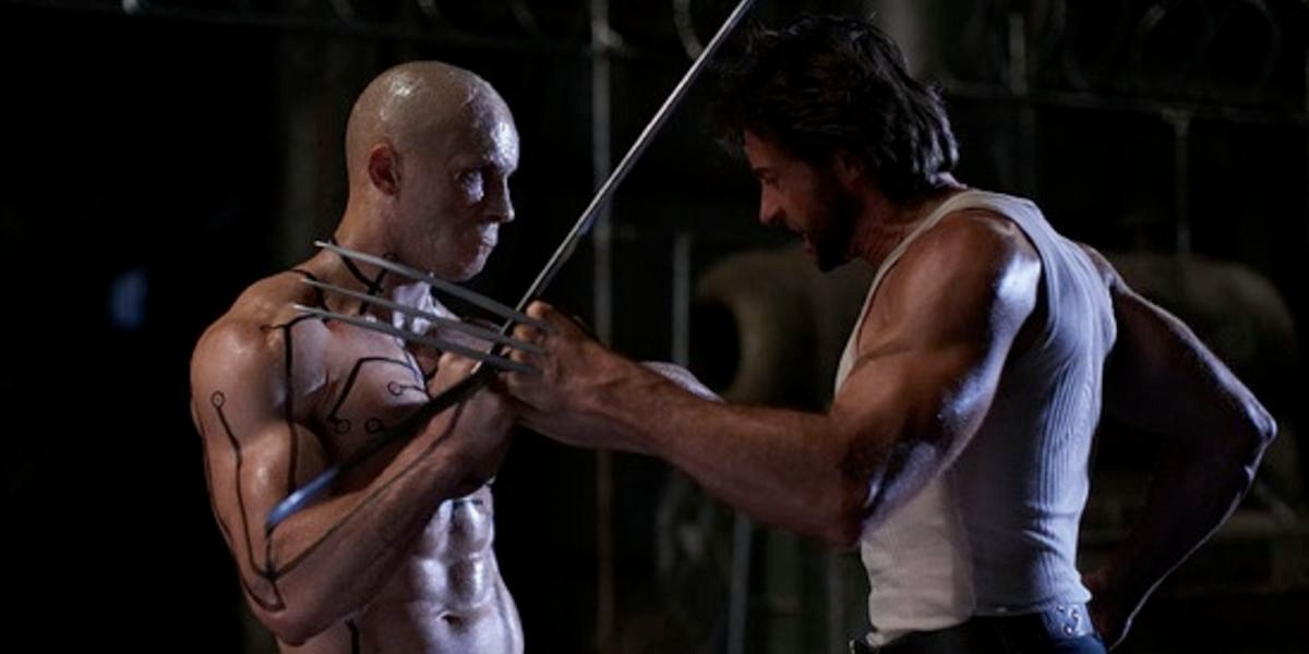 Ryan Reynolds and Hugh Jackman in X-Men Origins: Wolverine