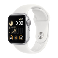 APPLE Watch SE (2022) - Starlight with Starlight Sports Band, 40 mm: was £259, now only £199 at Currys