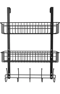 LUCYCAZ Over The Door Hooks Organizer Hanger | $28.99/£21.05