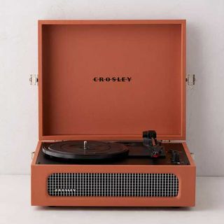 a terracotta record player