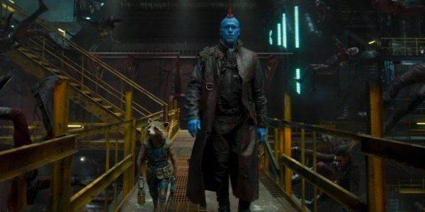 Yondu and Rocket Walk in Ravager Ship