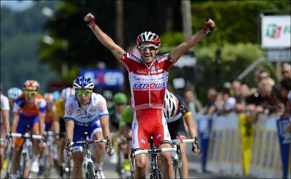 Stage 2 winner Daniel Moreno (Katusha)