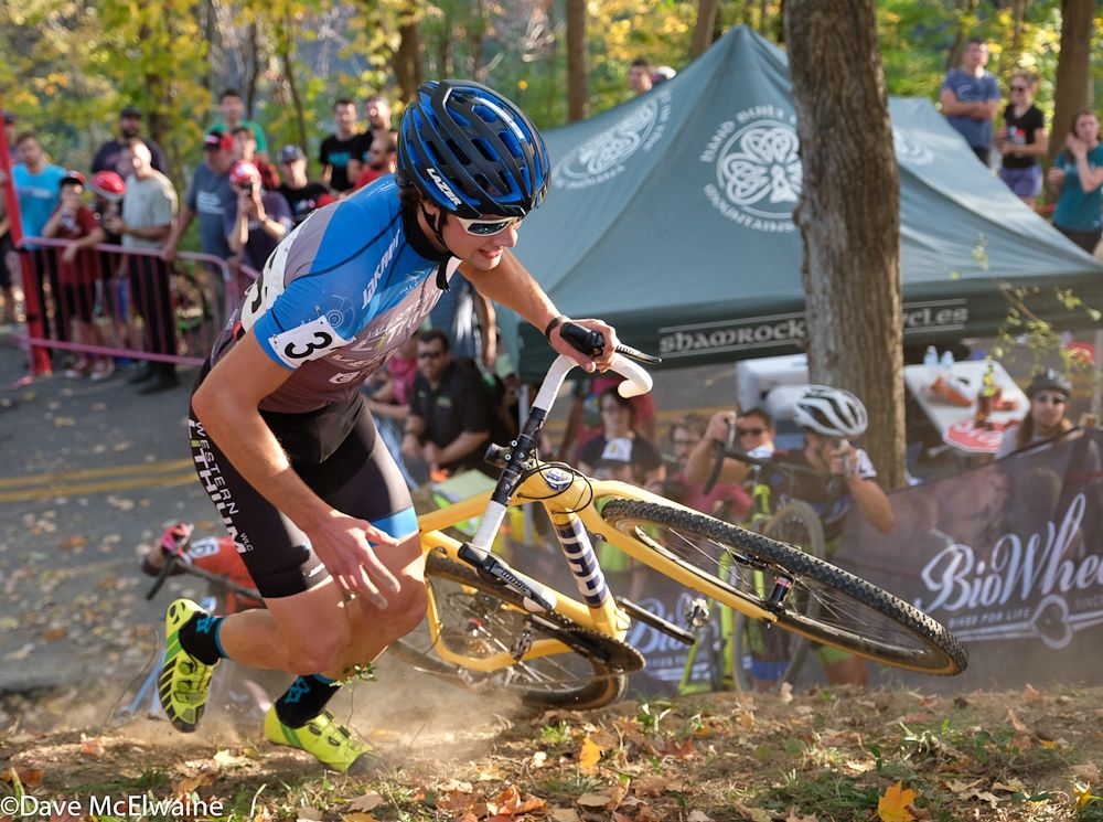 There were all sorts of mishaps on the steep run-up