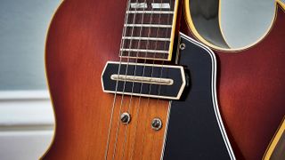 The second version of Gibson’s ‘Charlie Christian’ pickup from the 1930s had a notch in the blade underneath the B string to balance out string volume, as on the ’65 ES-175 pictured here