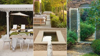 three well-designed backyard spaces