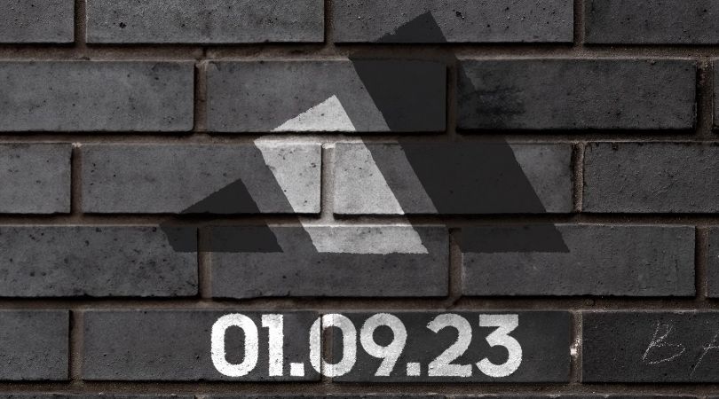 Adidas UK tease their link-up with Newcastle United in an image posted on social media in August 2023.