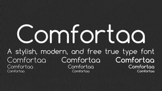 Sample of Comfortaa font