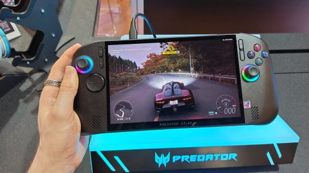 A front-on look at the Acer Predator Atlas 8