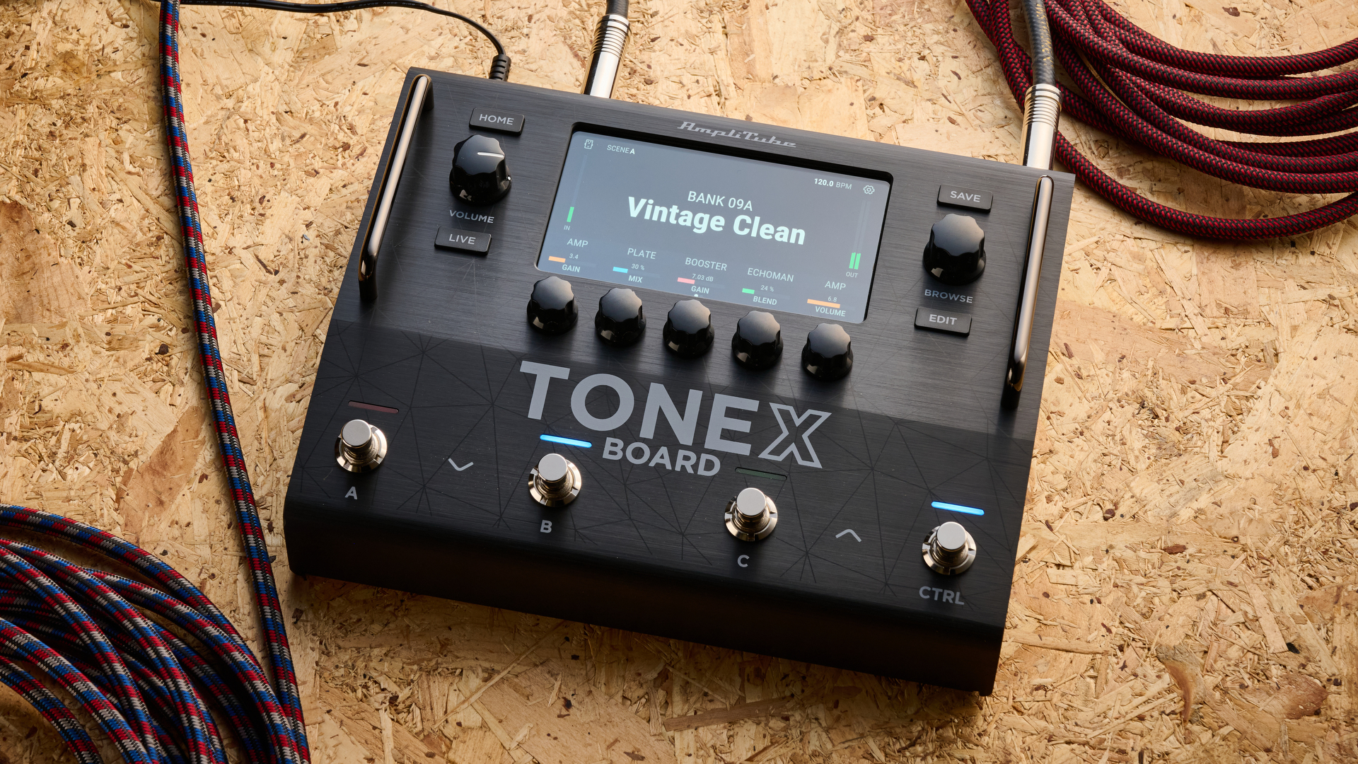 IK Multimedia's flagship Tonex unit features a high-definition touchscreen, AmpliTube multi-effects, and significantly increased functionality. 