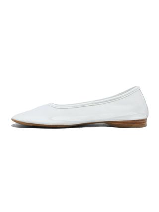 A New Day, Women's Mel Sheer Mesh Ballet Flats With Memory Foam Insole - a New Day™ White 9