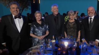 The Brady Bunch cast at the 2022 Emmys awards