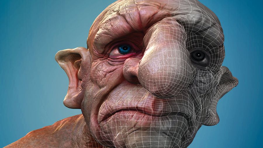 how to extract skin from a mesh gemoetry in zbrush