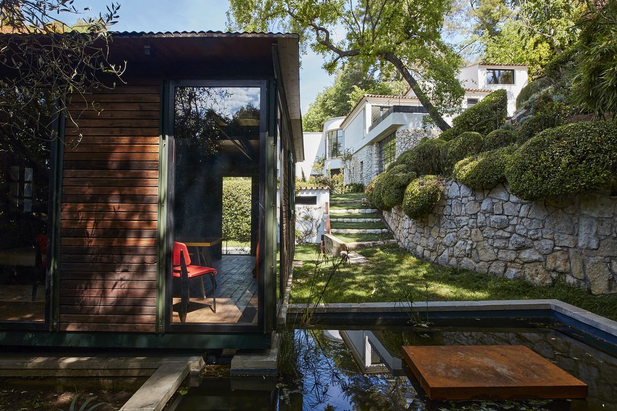 Jean Prouvé Jean Prouvé's 6x6 house at Fondation CAB, Saint-Paul-de-Vence