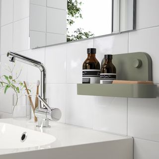 ÖBONÄS Wall Shelf with Suction Cup