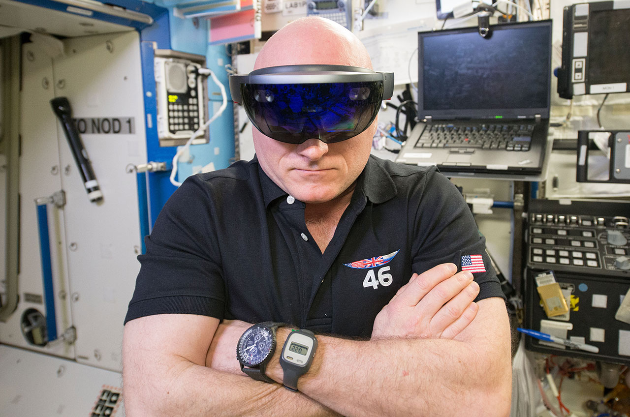 Scott Kelly Wears Breitling Chronograph