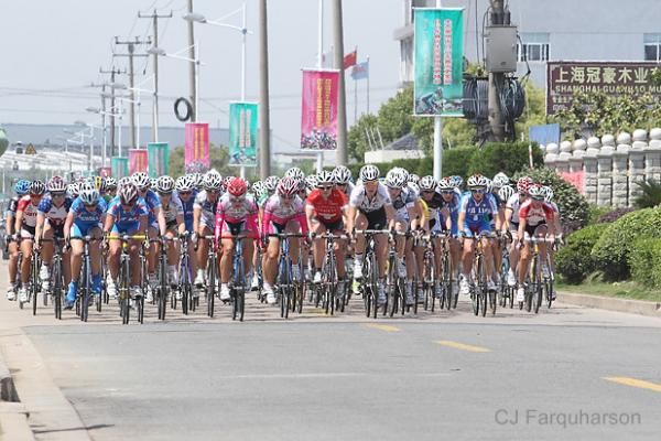 The roads were wide and well surfaced on the city centre circuit.