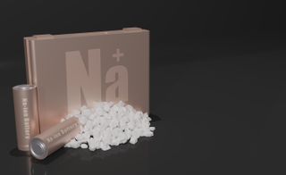 Sodium ion battery grains of salt