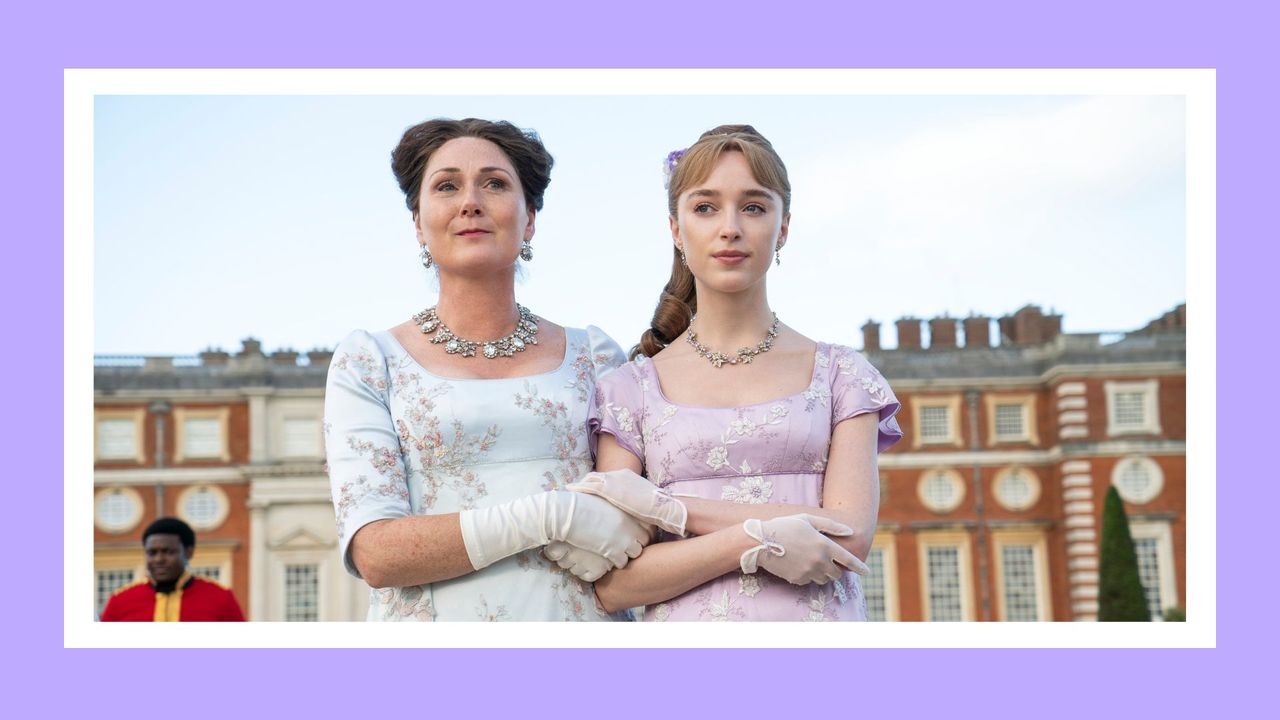 Phoebe Dynevor, Bridgerton star. Daphne and Mama Bridgerton in Bridgerton season 2