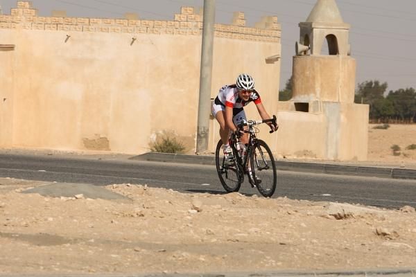 A solo break just after the second sprint by Veronica Andreasson (Lotto Honda)