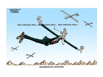 Obama drones on