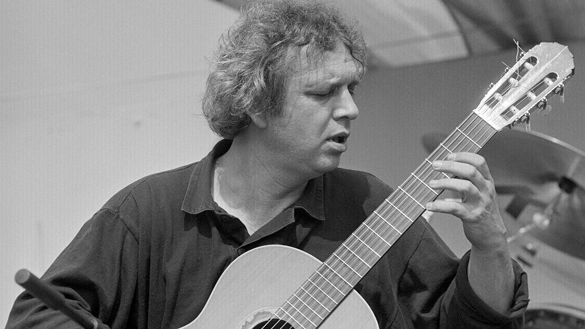 Musician Ralph Towner performing in Guerneville, California, circa 1987