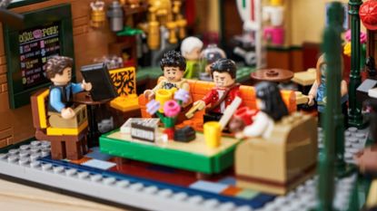 LEGO Friends Central Perk set closeup