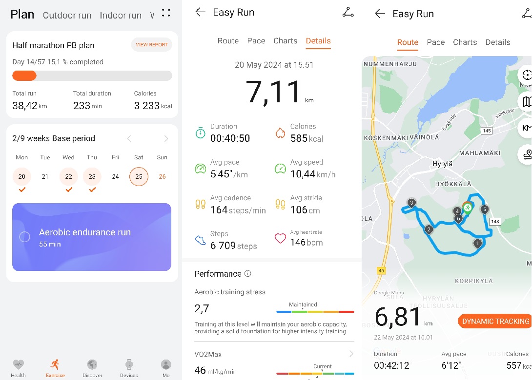 Huawei Health stats