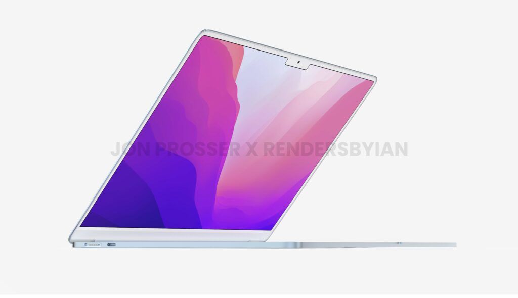 MacBook Air 2022 renders