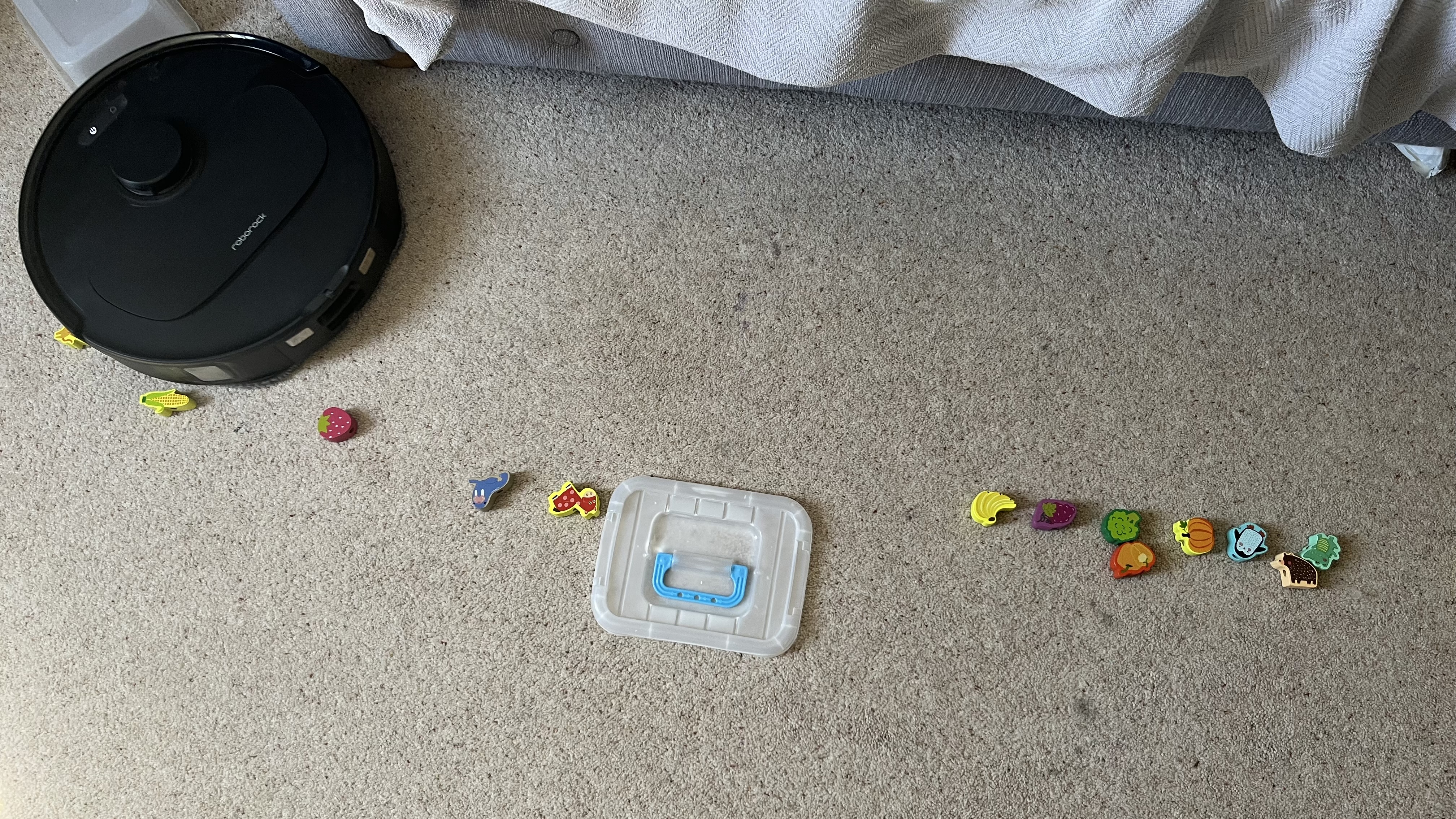 roborock Qrevo S Pro vacuums through toys undetected