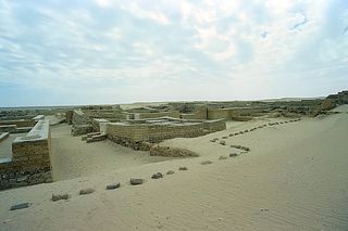 A recently deciphered papyrus revealing a soldier's letter home was found at Tebtunis, an ancient town in Egypt. It was discovered along with many other papyri over a century ago by archaeologists Bernard Grenfell and Arthur Hunt, but had not been translated until now. This image shows remains of the ancient settlement of Tebtunis as it appeared in 2003.