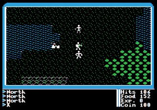 Screenshot of Ultima for Apple II