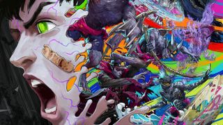 Colourful punk like anime art for a video game
