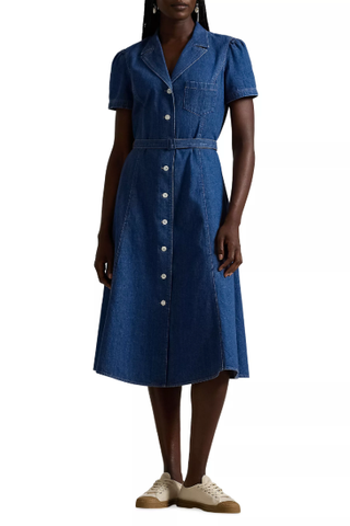 Polo Ralph Lauren Belted Denim Shirtdress 