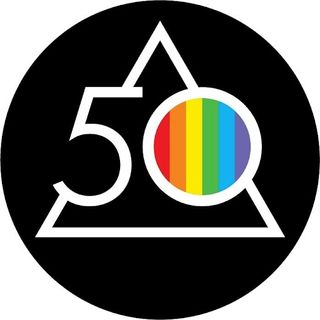 Pink Floyd's The Dark Side Of The Moon 50th anniversary logo