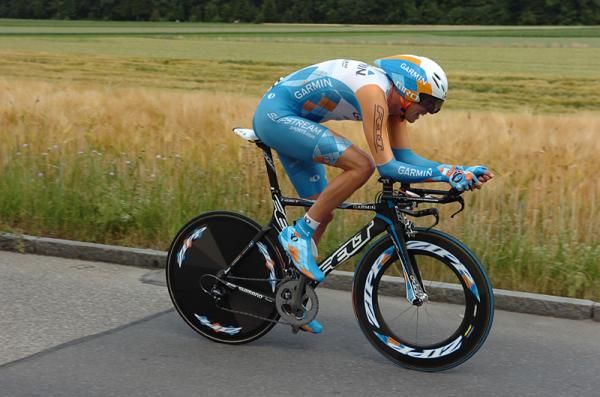 Ryder Hesjedal (Garmin-Slipstream) in Tour de France's Monaco time trial