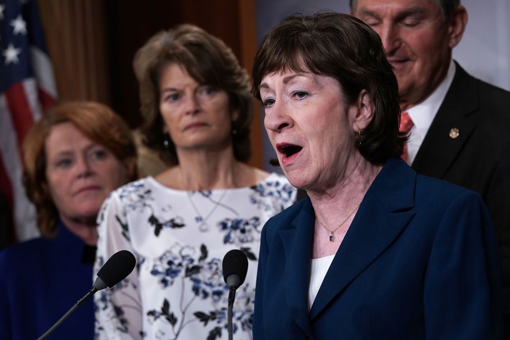 Susan Collins and Lisa Murkowski.