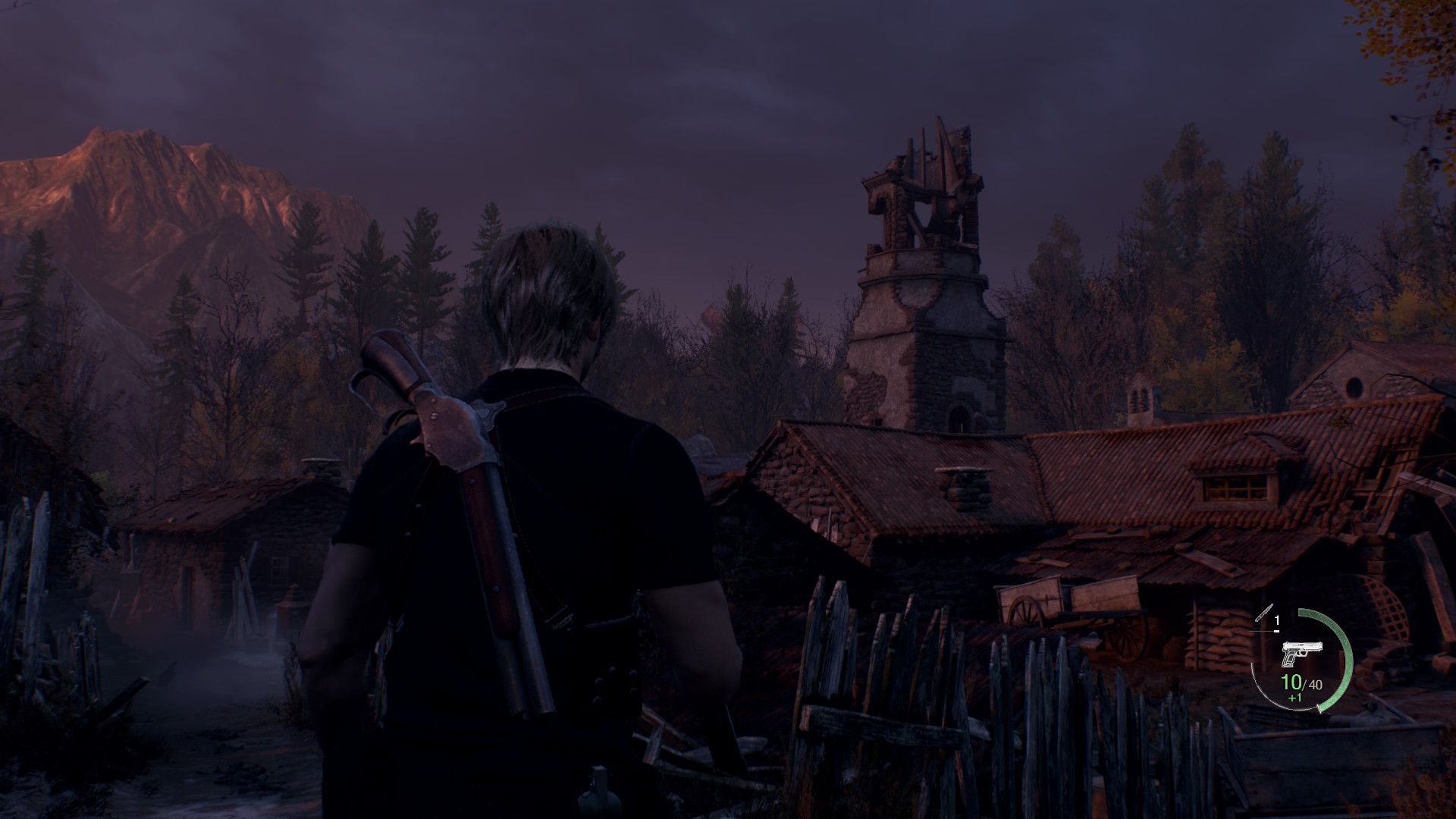 Leon walks on in Resident Evil 4 for Nintendo Switch 2