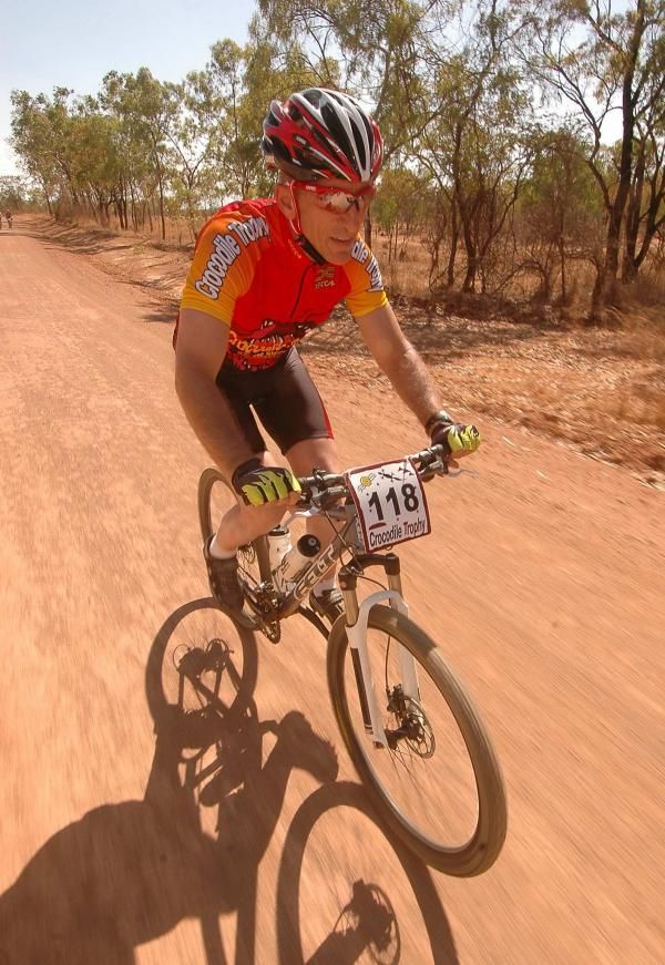 Gerhard Schoenbacher enjoying the ride.