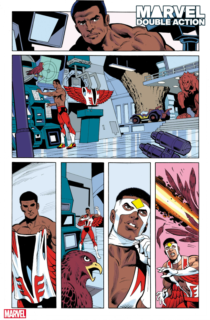 page from Heroes Reborn: Marvel Double Action #1