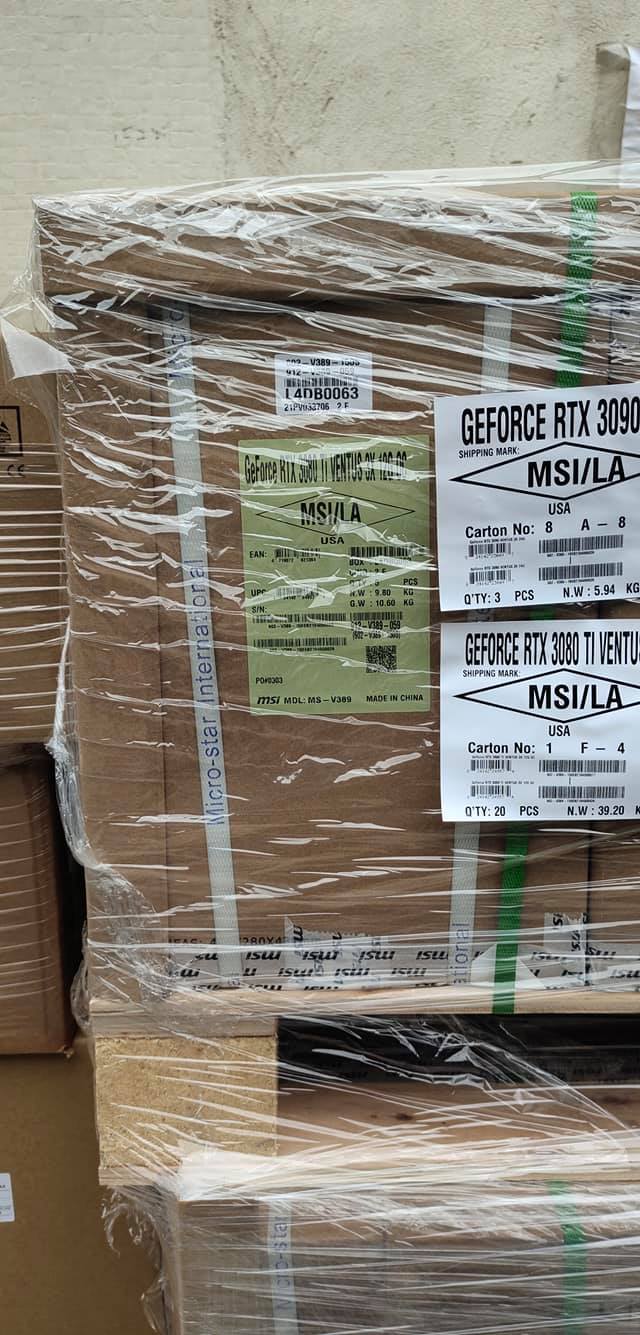 MSI GPU Shipment