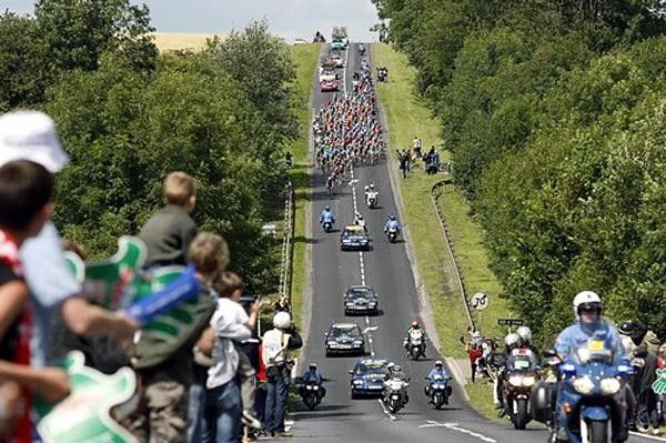 The long straight roads with their rollers really took everything out of the four-man break.