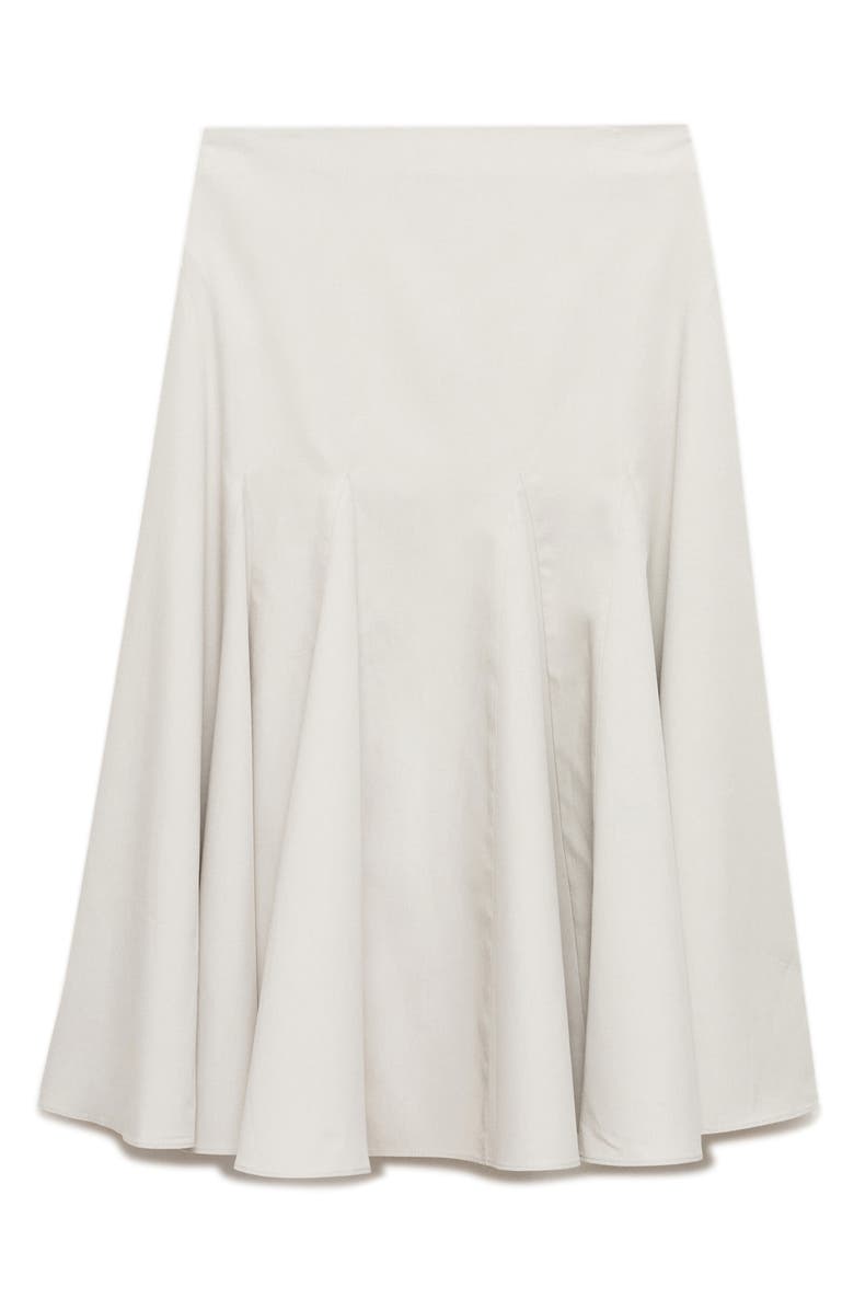 Pleat Midi Skirt